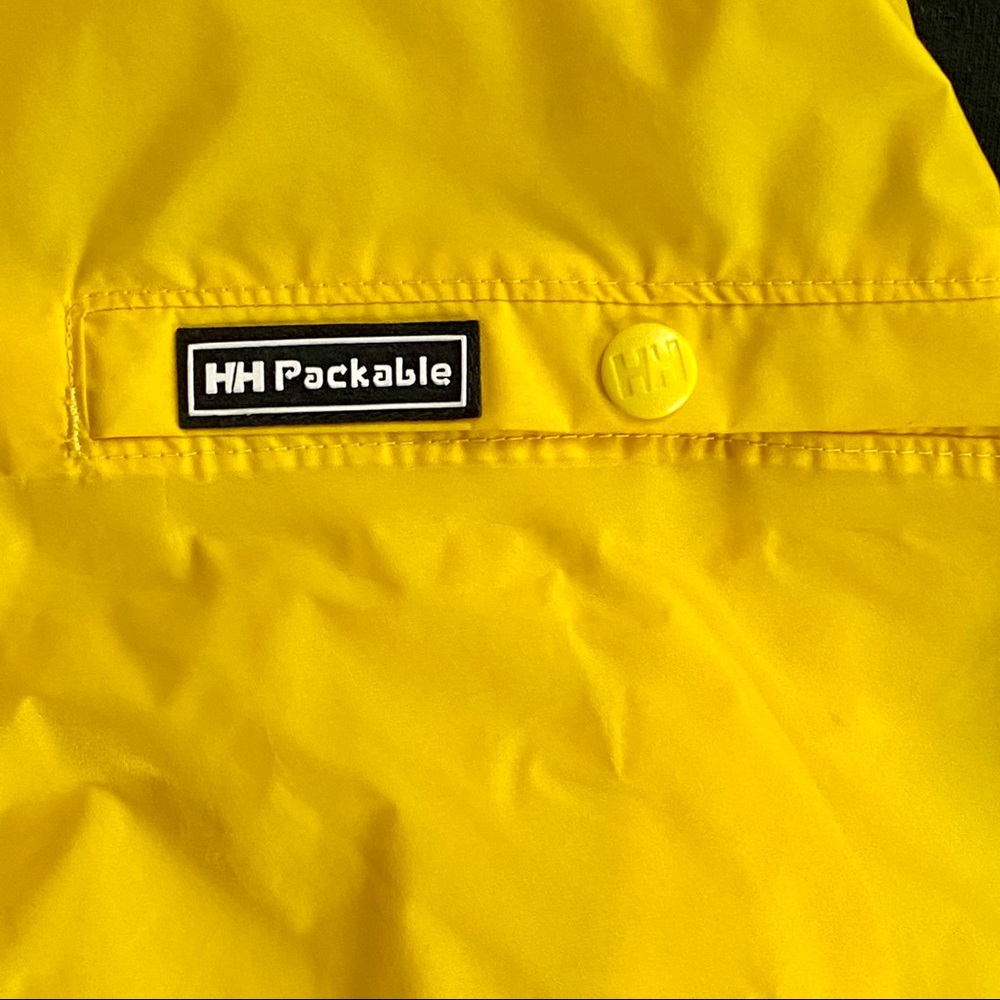 Helly Hansen Rain Coat Packable Full Zip With Hood - image 4